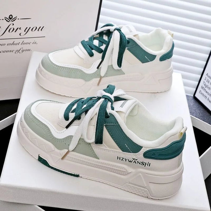 2025 Autumn & Winter Women’s Thick - Soled White Casual Fashion Shoes by Luxe Ahmar – Available at LUXE AHMAR