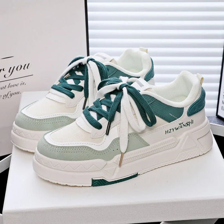 2025 Autumn & Winter Women’s Thick - Soled White Casual Fashion Shoes by Luxe Ahmar – Available at LUXE AHMAR