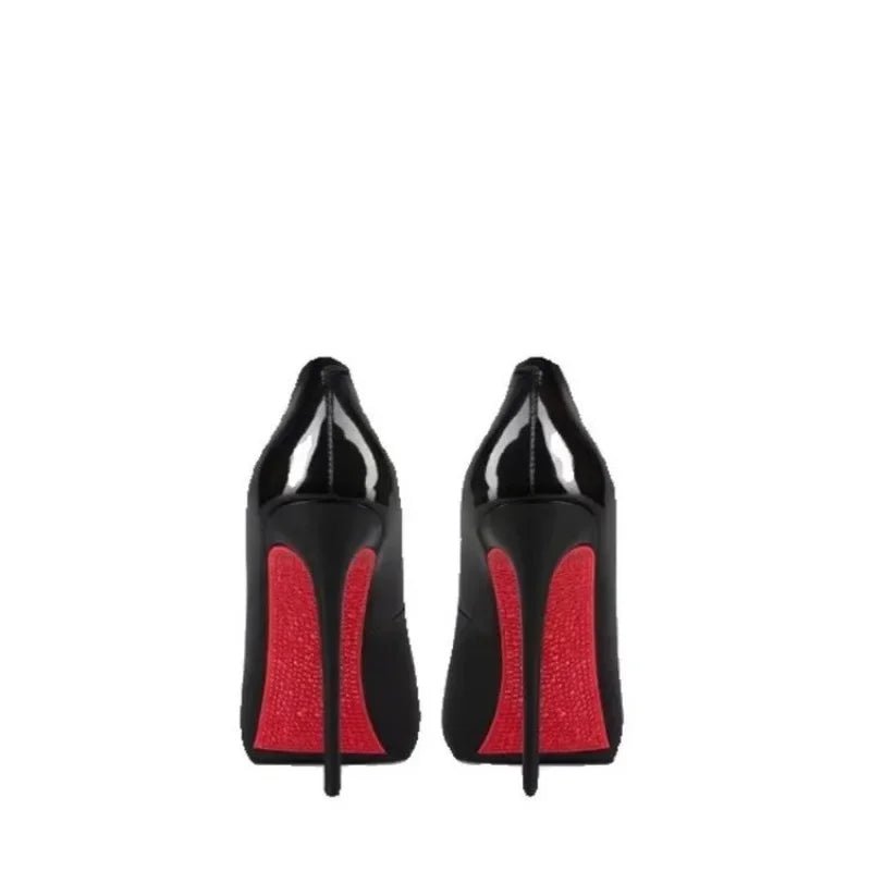 2025 New Hot Selling Solid Color Women's Single Shoes – Pointed Toe Stiletto Heel Slip - on Party Banquet Fashion Women's Shoes by Luxe Ahmar – Available at LUXE AHMAR