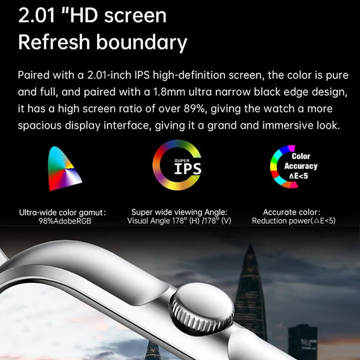 2025 Smart Watch for Men & Women – Bluetooth Call, Music Control, Fitness Tracker, Waterproof by Luxe Ahmar – Available at LUXE AHMAR