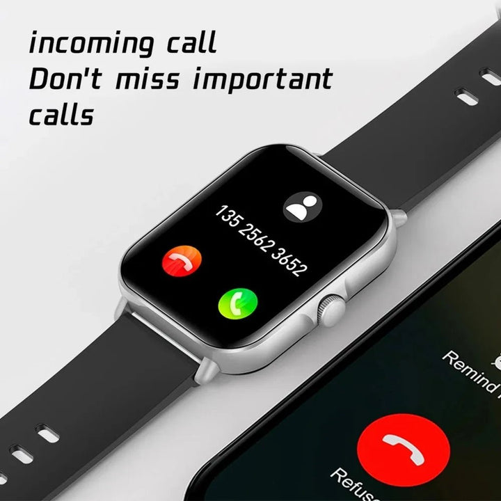 2025 Smart Watch for Men & Women – Bluetooth Call, Music Control, Fitness Tracker, Waterproof by Luxe Ahmar – Available at LUXE AHMAR