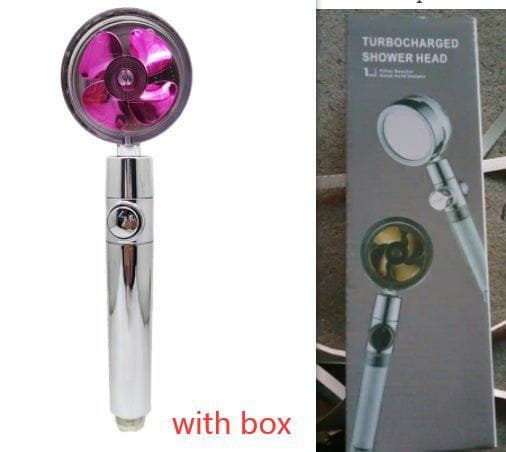 360° Rotating High - Pressure Water - Saving Shower Head with Built - in Fan – ABS Rain Spray Nozzle by LUXE AHMAR – Available at LUXE AHMAR