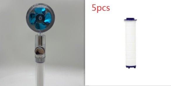 360° Rotating High - Pressure Water - Saving Shower Head with Built - in Fan – ABS Rain Spray Nozzle by LUXE AHMAR – Available at LUXE AHMAR