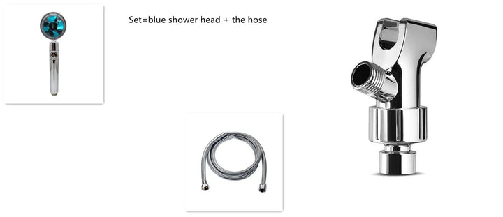360° Rotating High - Pressure Water - Saving Shower Head with Built - in Fan – ABS Rain Spray Nozzle by LUXE AHMAR – Available at LUXE AHMAR