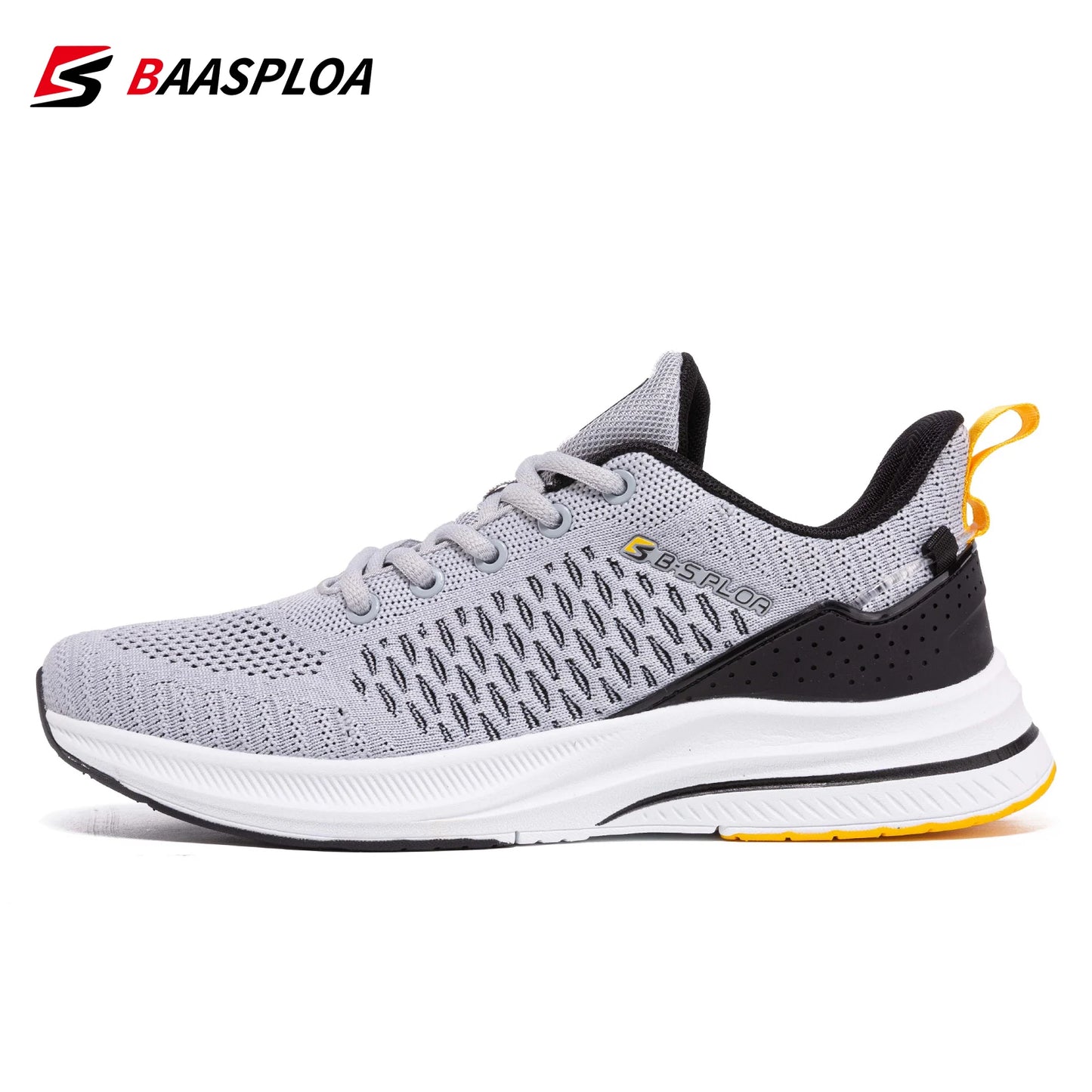 Baasploa Lightweight Men's Running Shoes 2023 – Designer Mesh Casual Sneakers for Outdoor Sports & Tennis