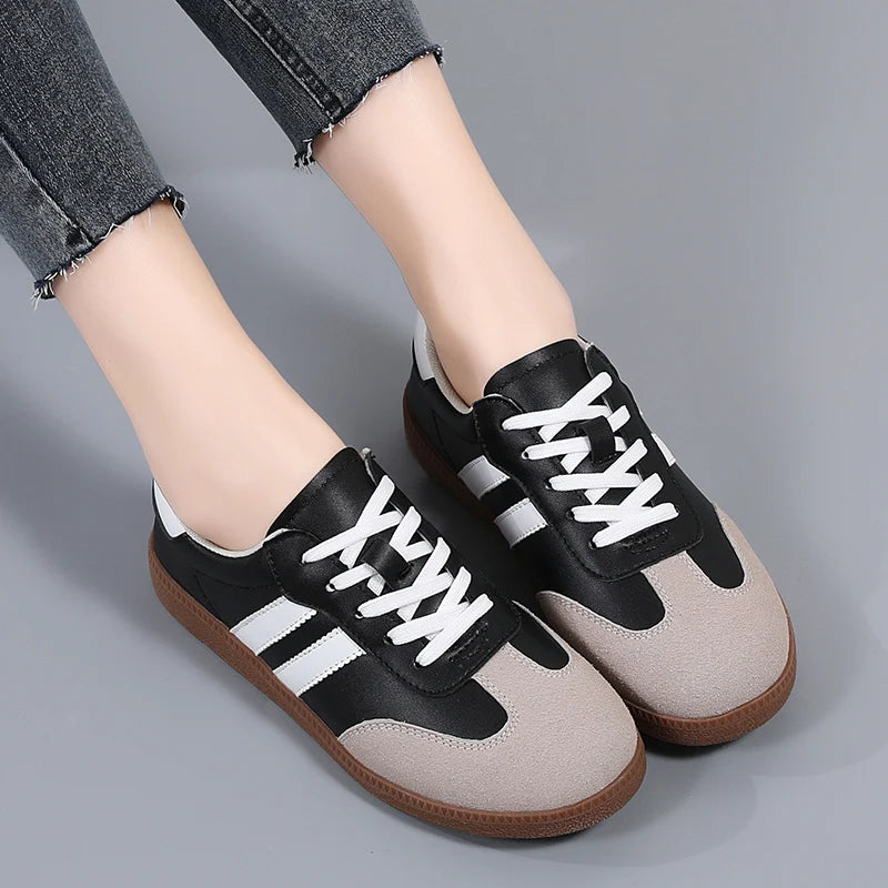 Women's Fashion Sneakers – Spring Trend Vulcanized Platform Shoes