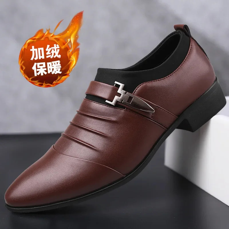 Men's Luxury Oxford Dress Shoes – Leather Formal Shoes for Business & Wedding