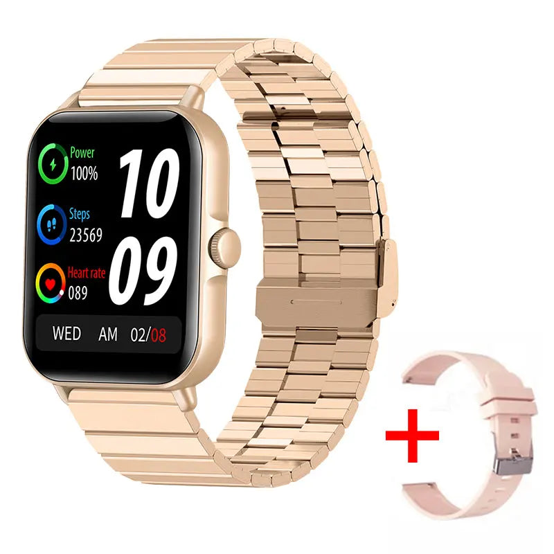 2025 Smart Watch for Men & Women – Bluetooth Call, Music Control, Fitness Tracker, Waterproof