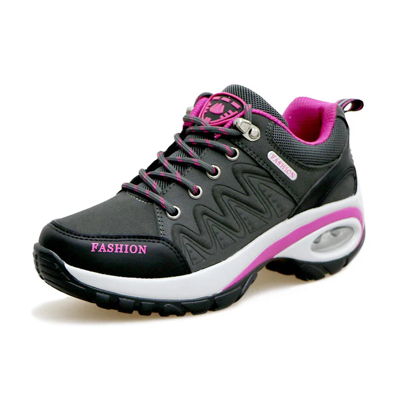 Women's Platform Sneakers – Non-Slip Casual Sports Shoes for Outdoor Hiking