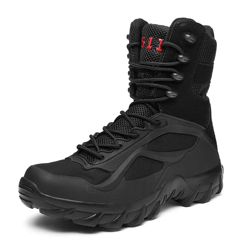 Men's Tactical Boots – Autumn Special Forces Field Boots, Lightweight Outdoor Non-Slip Waterproof Shoes, Zapatillas Hombre