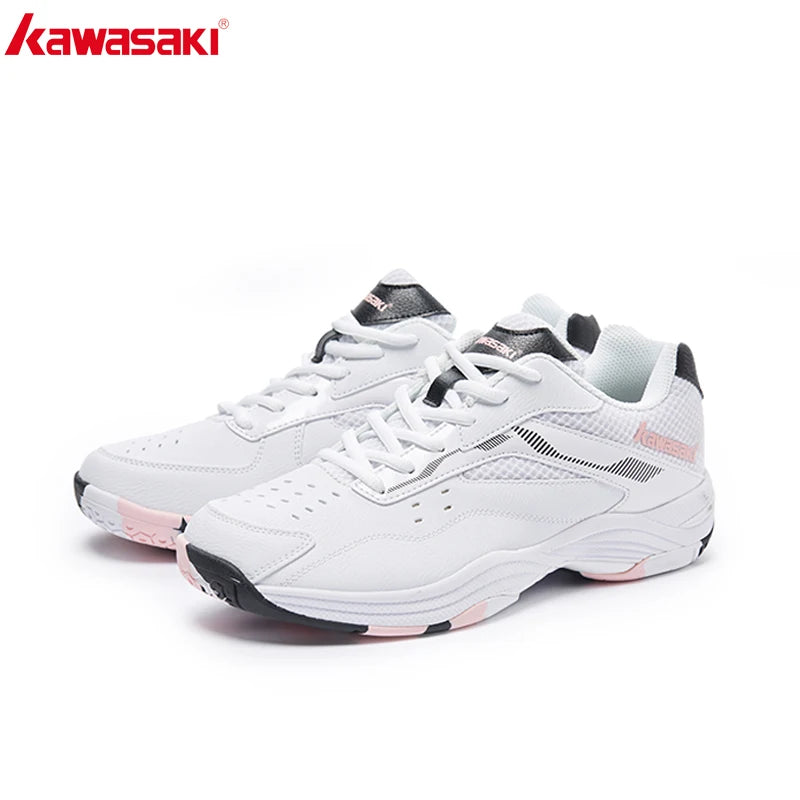 Kawasaki Men's & Women's Professional Badminton Shoes - Breathable Indoor Court Sneakers K-086