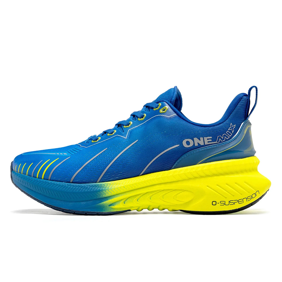 ONEMIX Cushioning Running Shoes for Heavy Runners – Lace-up Non-slip Outdoor Sports Sneakers for Men & Women