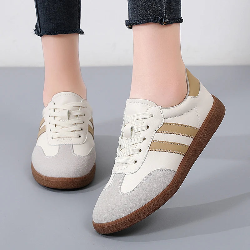 Women's Fashion Sneakers – Spring Trend Vulcanized Platform Shoes