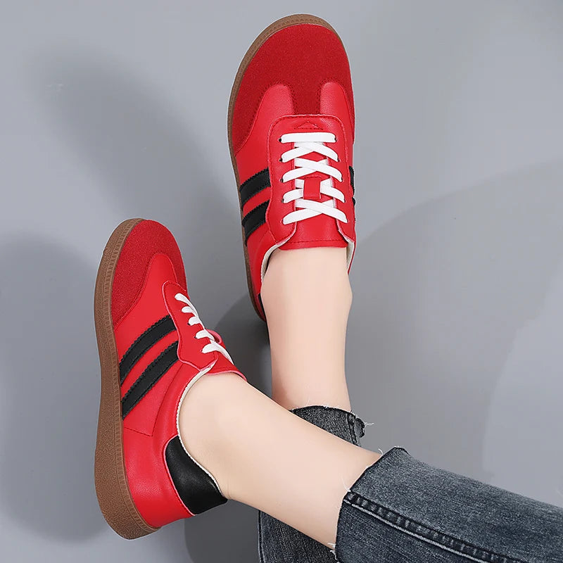 Women's Fashion Sneakers – Spring Trend Vulcanized Platform Shoes