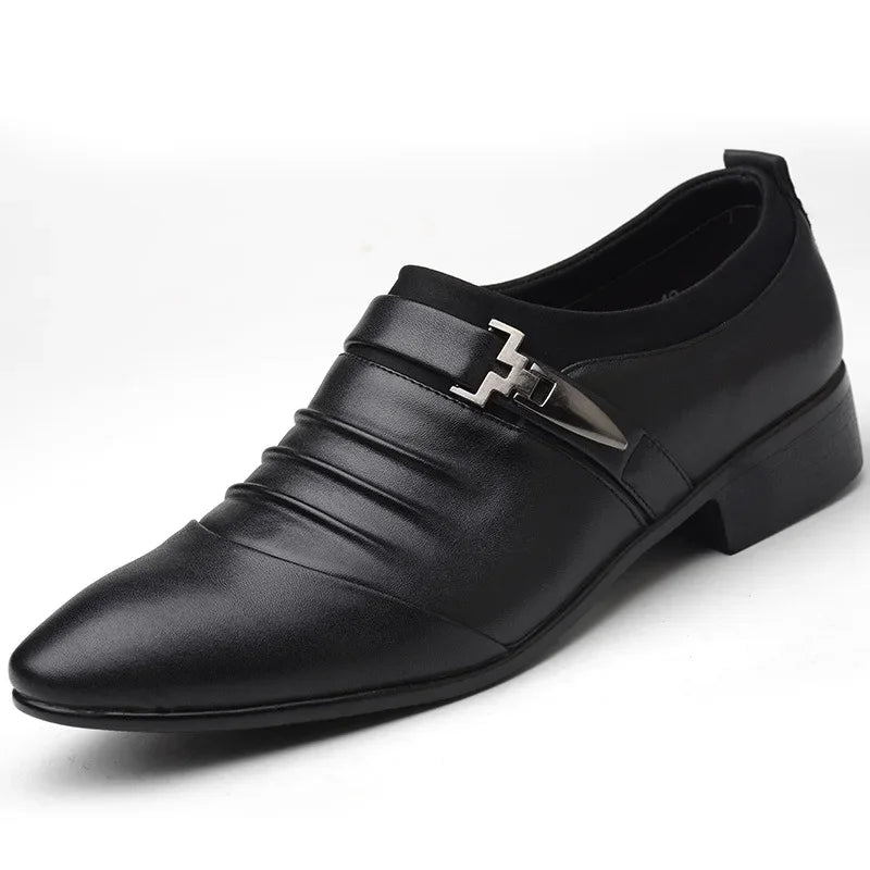 Men's Luxury Oxford Dress Shoes – Leather Formal Shoes for Business & Wedding