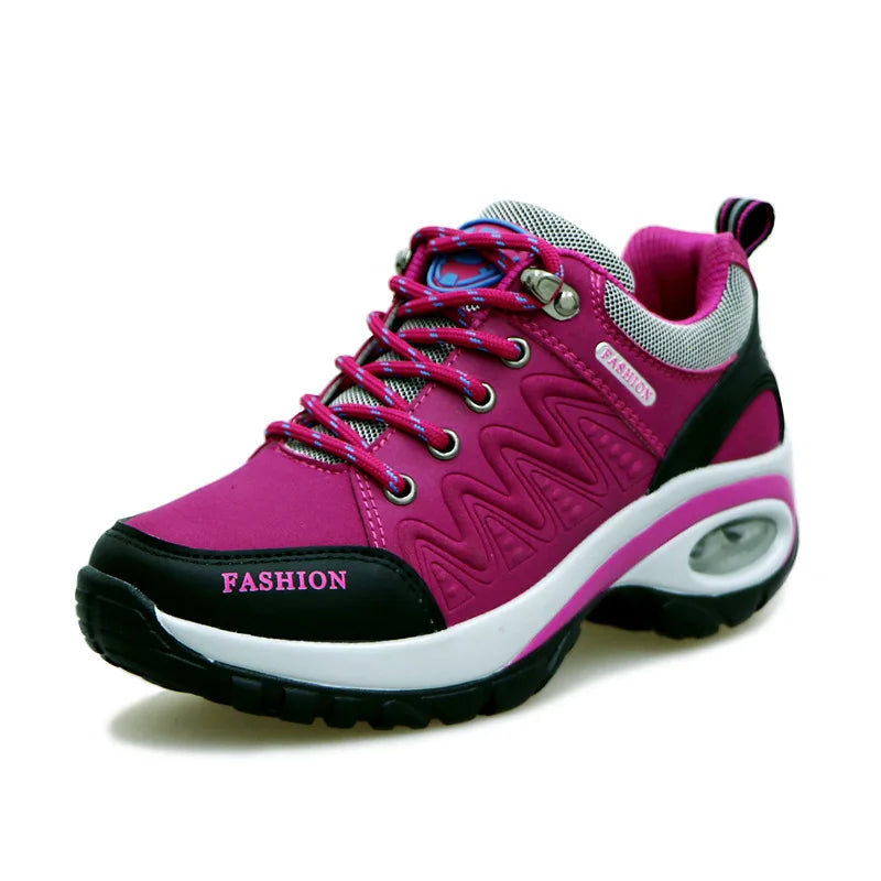 Women's Platform Sneakers – Non-Slip Casual Sports Shoes for Outdoor Hiking