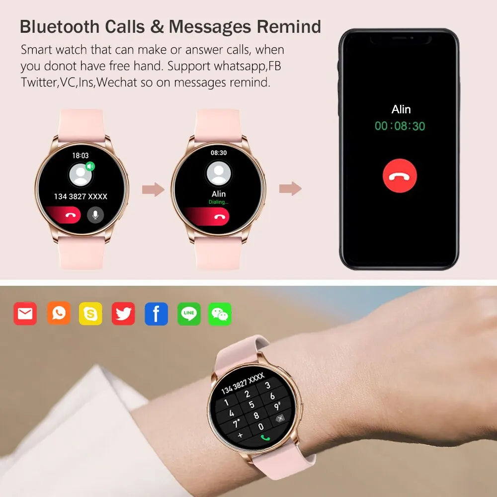 MEVADEN Y22 Smartwatch with Bluetooth Calls, Fitness Tracker & Custom Dials