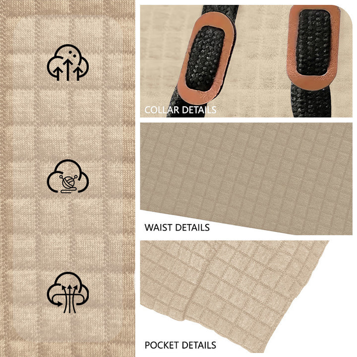 Men’s Casual Plaid Hoodie – Long Sleeve Loose-Fit Pullover Sweatshirt