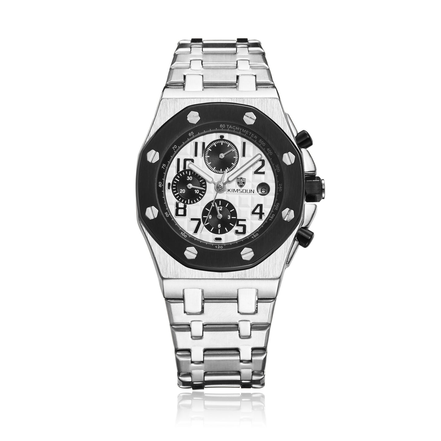 Three-eye Waterproof Multifunctional Automatic Mechanical Watch