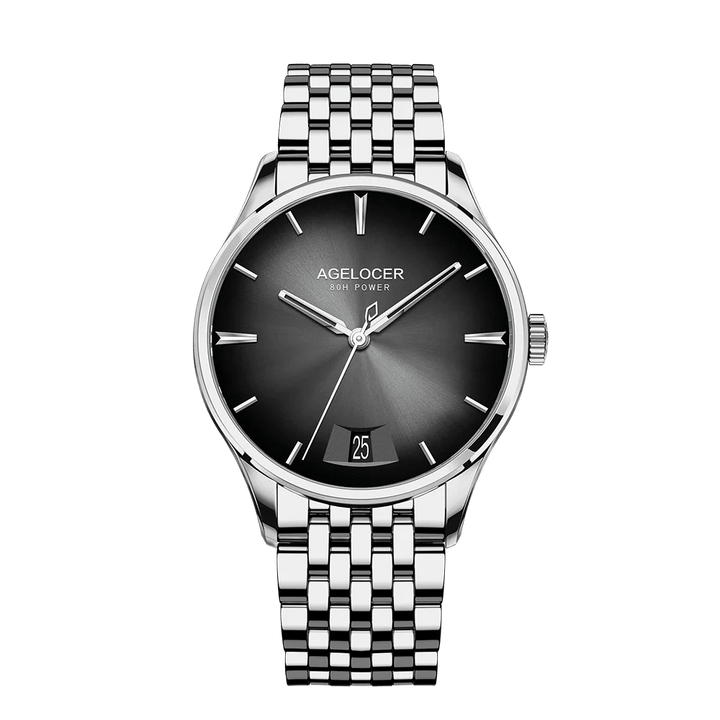 AGELOCER Budapest Men's Luxury Automatic Watch – Big Calendar, Cal. A4610 Movement, 80 - Hour Power Reserve, Leather Strap by Luxe Ahmar – Available at LUXE AHMAR