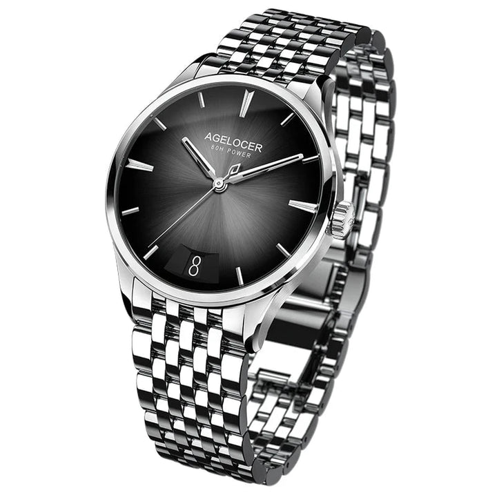 AGELOCER Budapest Men's Luxury Automatic Watch – Big Calendar, Cal. A4610 Movement, 80 - Hour Power Reserve, Leather Strap by Luxe Ahmar – Available at LUXE AHMAR