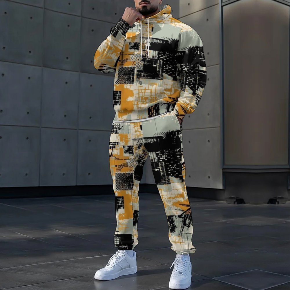 American Style Trend Casual Sweatshirt Men's Suit by LUXE AHMAR – Available at LUXE AHMAR