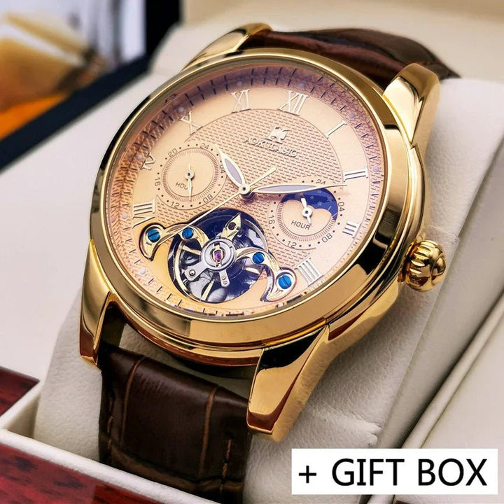 AOKULASIC Men's Wristwatch – Automatic Mechanical Military Sport Watch, Luxury Tourbillon Hollow Business Watch 542 by Luxe Ahmar – Available at LUXE AHMAR