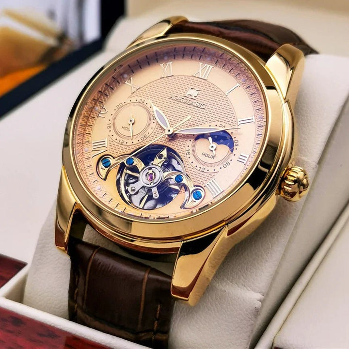 AOKULASIC Men's Wristwatch – Automatic Mechanical Military Sport Watch, Luxury Tourbillon Hollow Business Watch 542 by Luxe Ahmar – Available at LUXE AHMAR