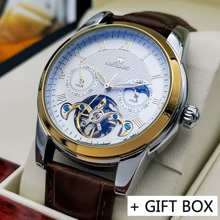 AOKULASIC Men's Wristwatch – Automatic Mechanical Military Sport Watch, Luxury Tourbillon Hollow Business Watch 542 by Luxe Ahmar – Available at LUXE AHMAR