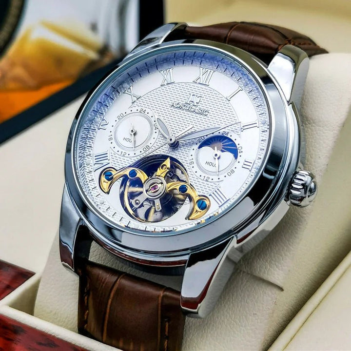 AOKULASIC Men's Wristwatch – Automatic Mechanical Military Sport Watch, Luxury Tourbillon Hollow Business Watch 542 by Luxe Ahmar – Available at LUXE AHMAR