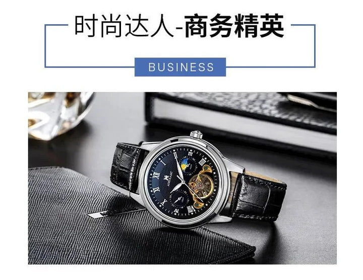 AOKULASIC Men's Wristwatch – Automatic Mechanical Military Sport Watch, Luxury Tourbillon Hollow Business Watch 542 by Luxe Ahmar – Available at LUXE AHMAR