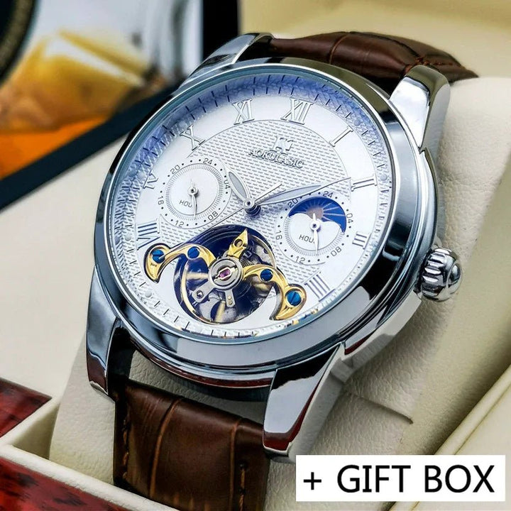 AOKULASIC Men's Wristwatch – Automatic Mechanical Military Sport Watch, Luxury Tourbillon Hollow Business Watch 542 by Luxe Ahmar – Available at LUXE AHMAR