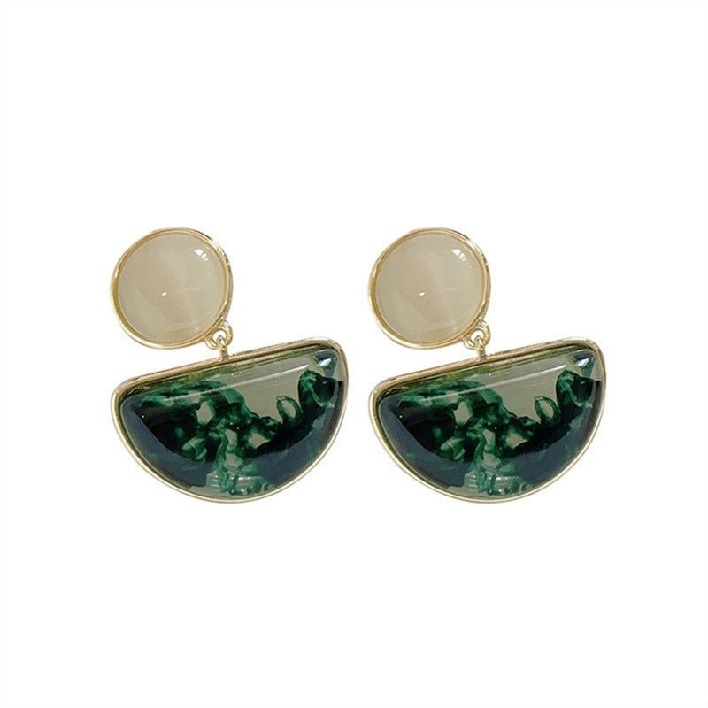 Artistic Retro Irregular Ink Painting Mosquito Coil Ear Clip Without Pierced Ears by LUXE AHMAR – Available at LUXE AHMAR