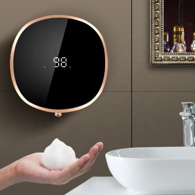 Automatic Touchless Foaming Soap Dispenser – Rechargeable Infrared Sensor, 280ml Liquid Soap Machine for Bathroom & Kitchen by LUXE AHMAR – Available at LUXE AHMAR
