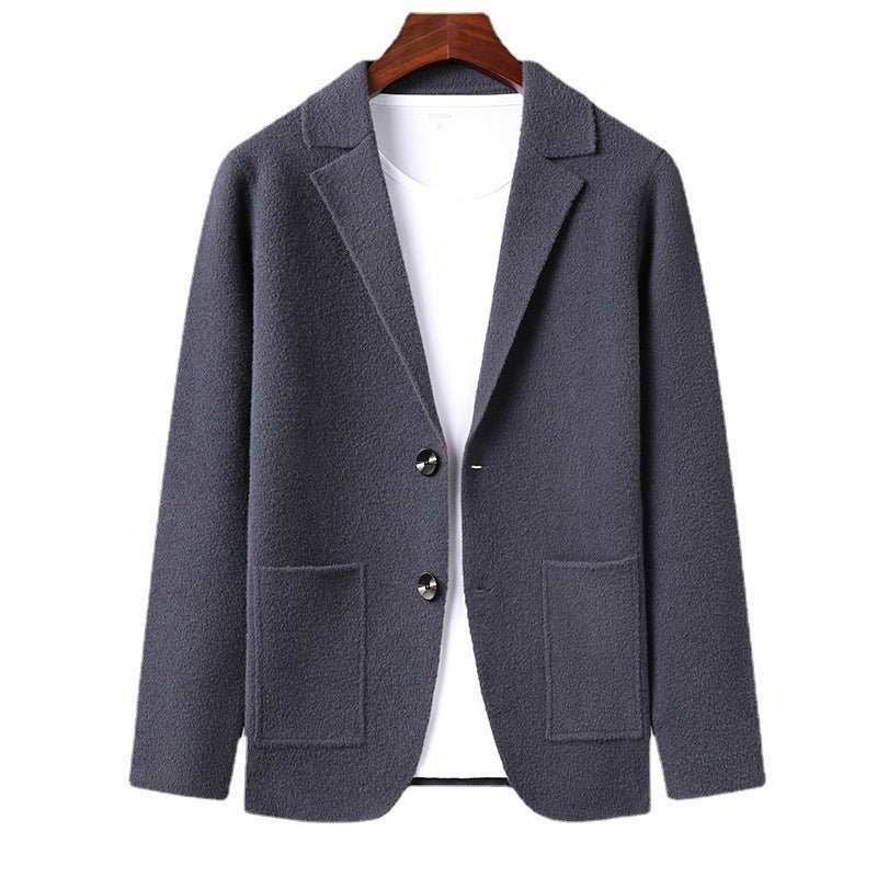 Autumn And Winter Men's Knit Cardigan Leisure by LUXE AHMAR – Available at LUXE AHMAR