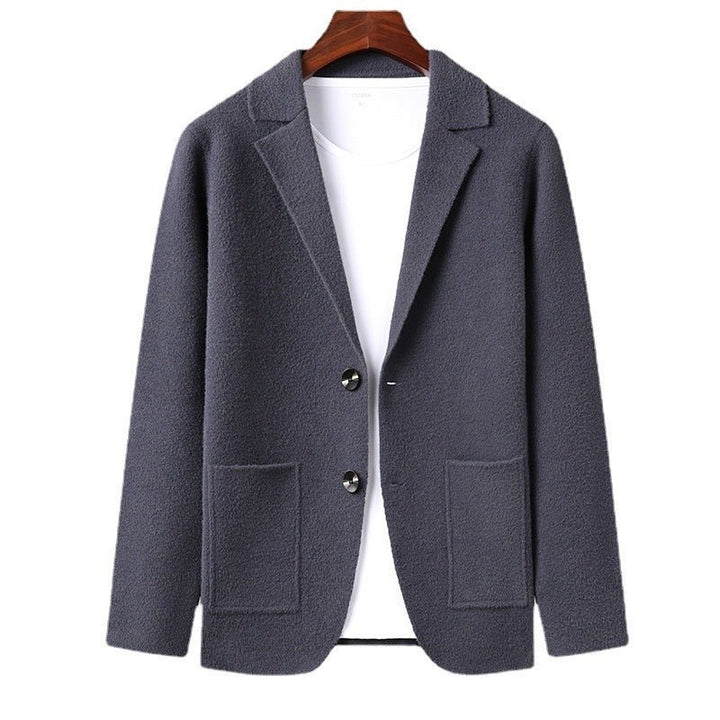 Autumn And Winter Men's Knit Cardigan Leisure by LUXE AHMAR – Available at LUXE AHMAR