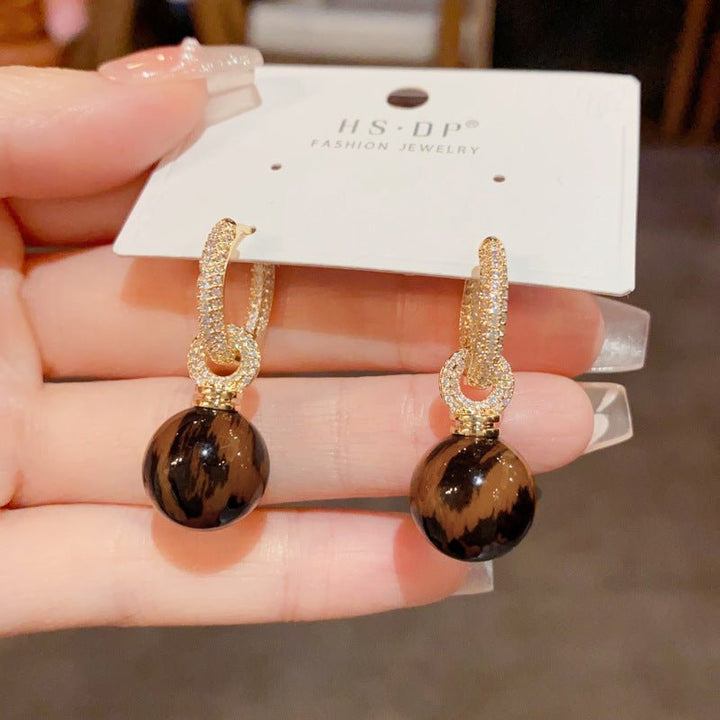 Autumn And Winter New Leopard Earrings Refined Stylish And Versatile by LUXE AHMAR – Available at LUXE AHMAR