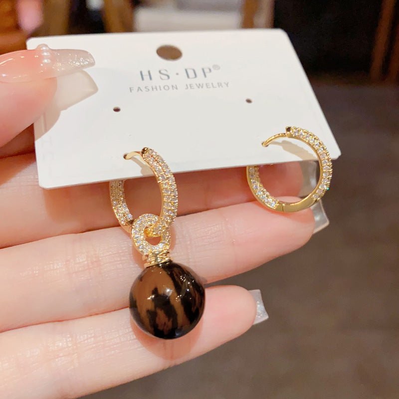 Autumn And Winter New Leopard Earrings Refined Stylish And Versatile by LUXE AHMAR – Available at LUXE AHMAR