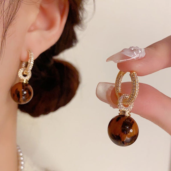 Autumn And Winter New Leopard Earrings Refined Stylish And Versatile by LUXE AHMAR – Available at LUXE AHMAR