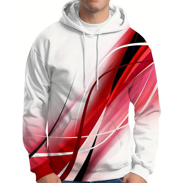 Autumn Hooded Loose Sweater Men by Luxe Ahmar – Available at LUXE AHMAR