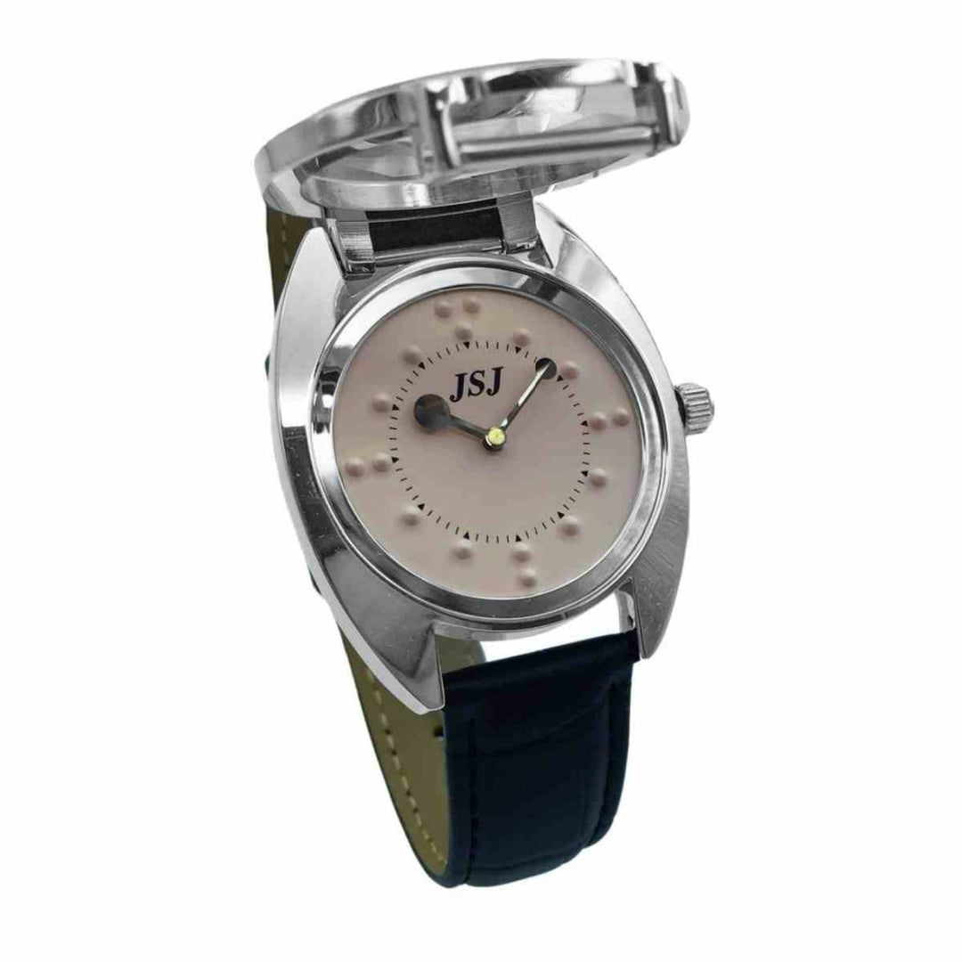 Blind Touch Flip Watch Round by LUXE AHMAR – Available at LUXE AHMAR