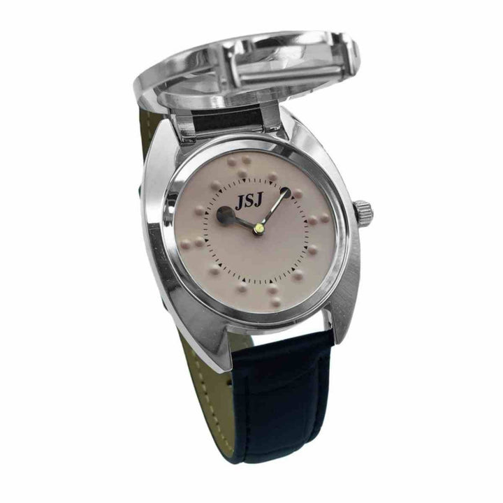 Blind Touch Flip Watch Round by LUXE AHMAR – Available at LUXE AHMAR