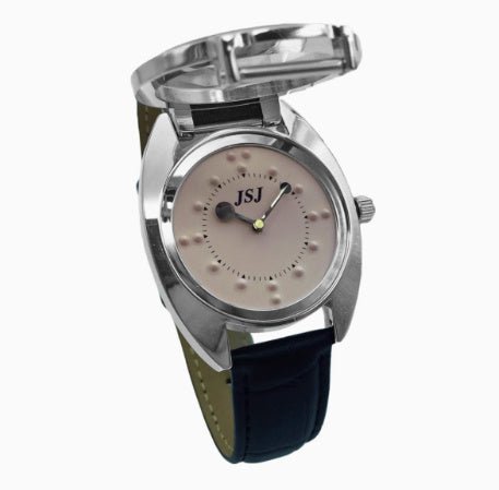 Blind Touch Flip Watch Round by LUXE AHMAR – Available at LUXE AHMAR