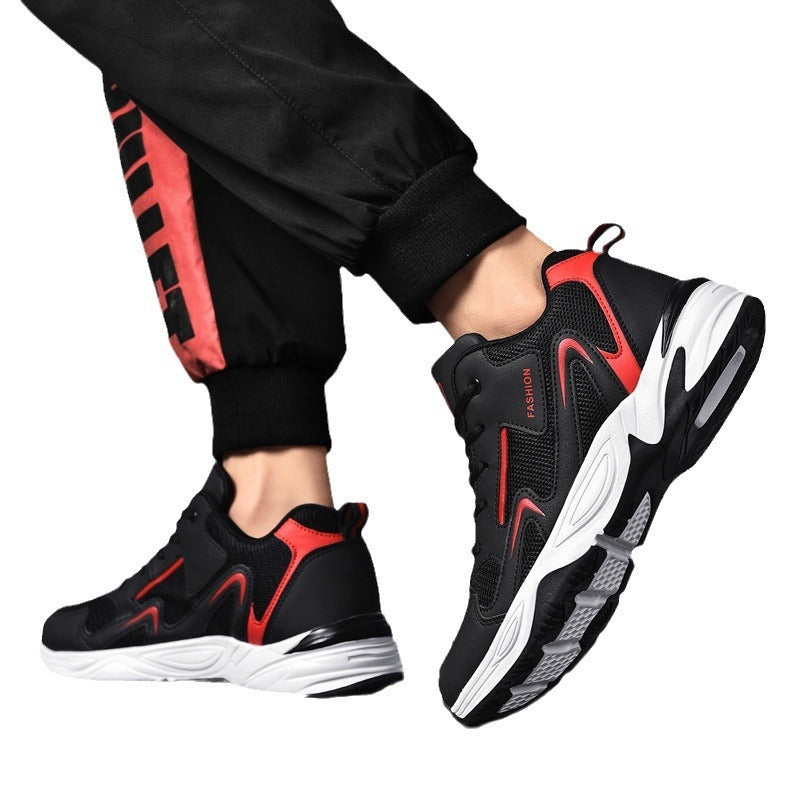 Spring Men's Breathable Mesh Sneakers – Lightweight, Sporty, Plus Size Options