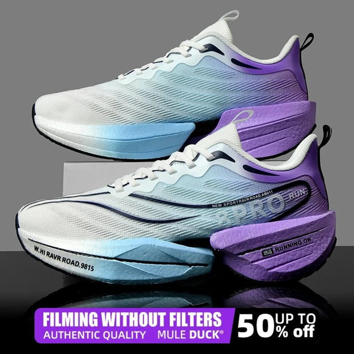 Carbon Plate Air Cushion Running Shoes – Lightweight Breathable Sneakers for Men and Women by Luxe Ahmar – Available at LUXE AHMAR