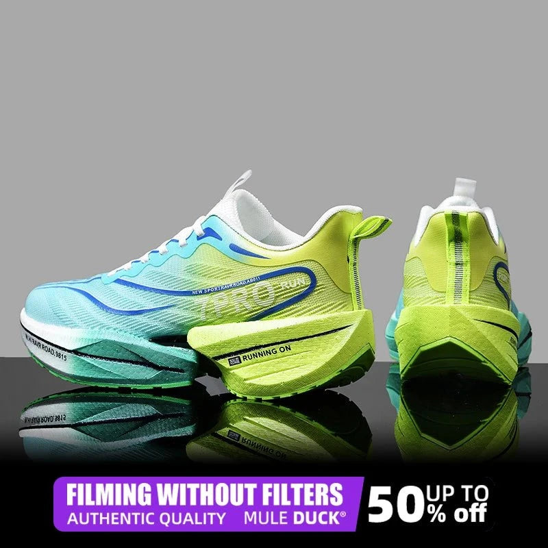 Carbon Plate Air Cushion Running Shoes – Lightweight Breathable Sneakers for Men and Women by Luxe Ahmar – Available at LUXE AHMAR