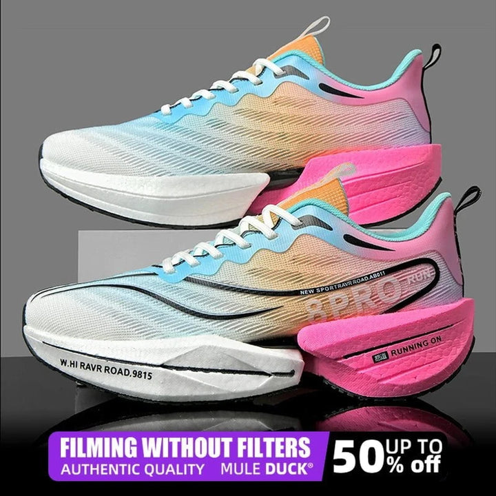 Carbon Plate Air Cushion Running Shoes – Lightweight Breathable Sneakers for Men and Women by Luxe Ahmar – Available at LUXE AHMAR