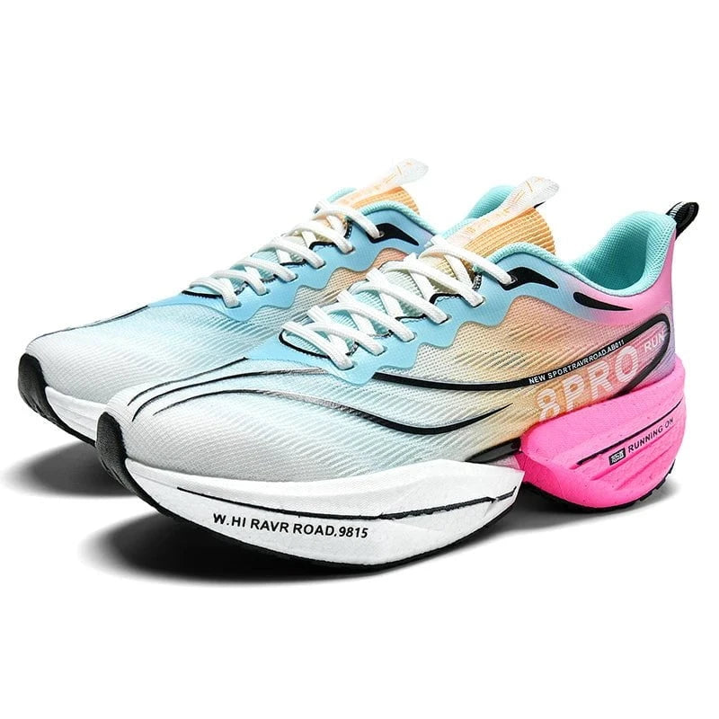 Carbon Plate Air Cushion Running Shoes – Lightweight Breathable Sneakers for Men and Women by Luxe Ahmar – Available at LUXE AHMAR