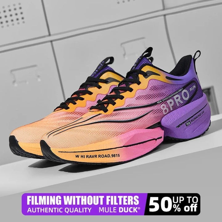 Carbon Plate Air Cushion Running Shoes – Lightweight Breathable Sneakers for Men and Women by Luxe Ahmar – Available at LUXE AHMAR