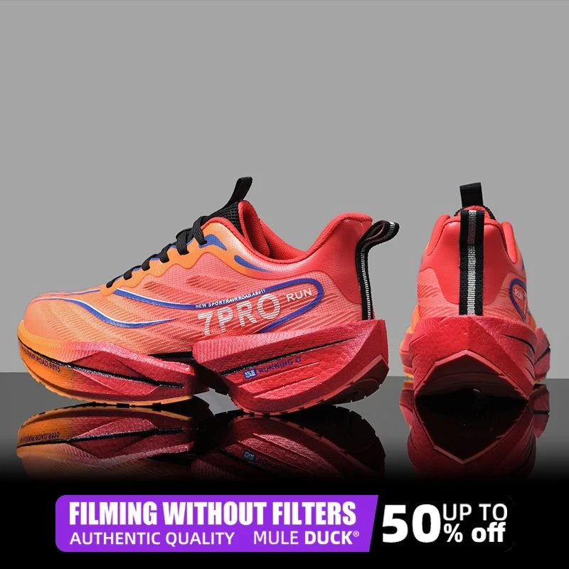 Carbon Plate Air Cushion Running Shoes – Lightweight Breathable Sneakers for Men and Women by Luxe Ahmar – Available at LUXE AHMAR